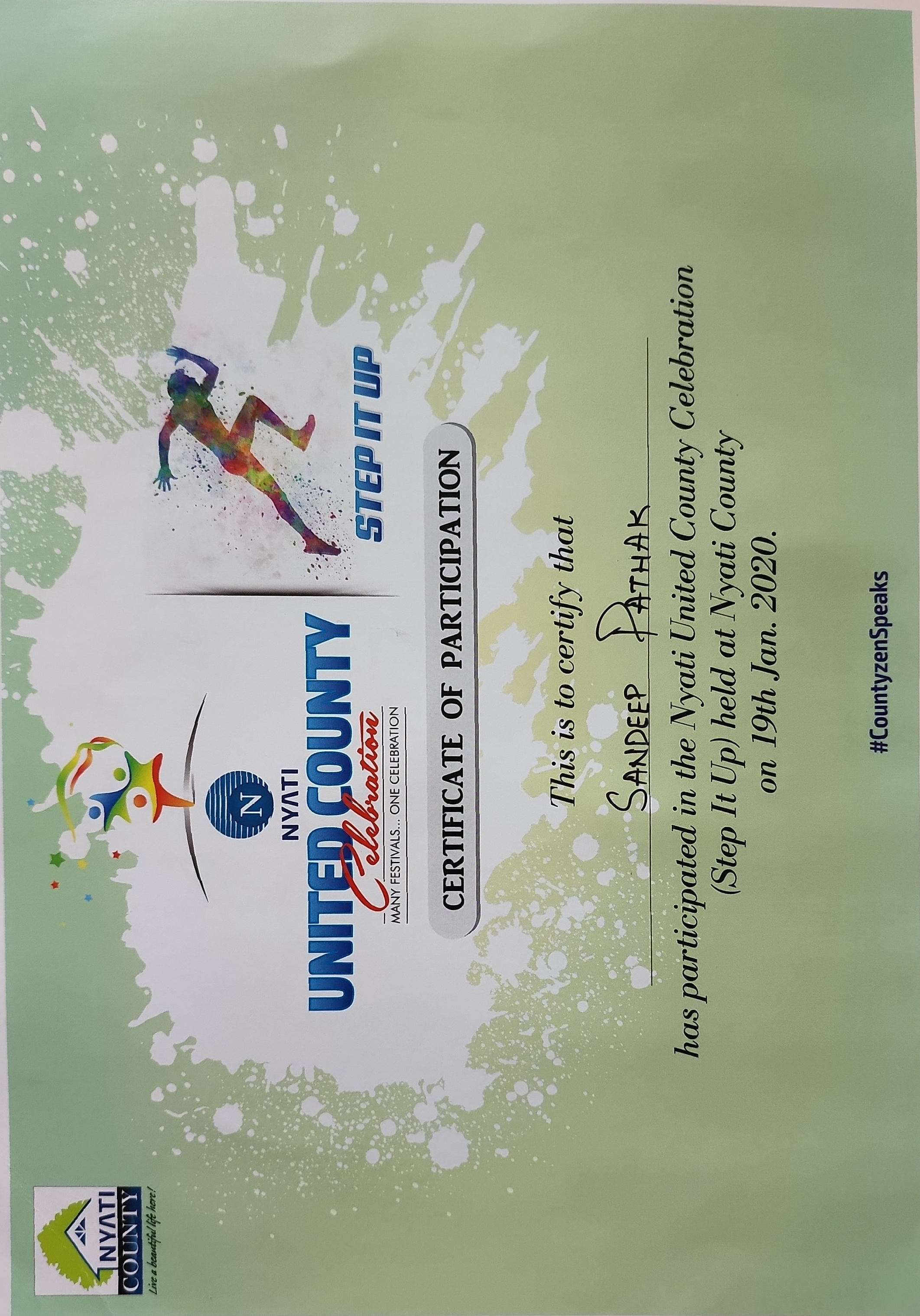 Nyati United County Marathon - Step It Up 2020